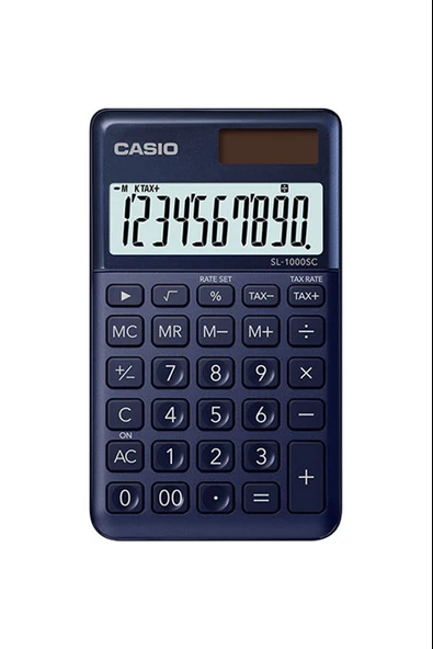 Sl-1000Sc-Ny Cep Tipi 10 Hane Lacivert Hesap Makinesi ürün görseli 1