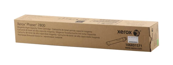 Phaser 7800 Yüksek Kapasite Magenta Kırmızı Toner 17.200 Sayfa 106R01571 ürün görseli 1