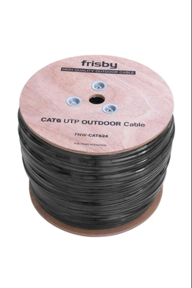 Fnw-Cat624 Cat 6 Utp Outdoor Pack Kablo (305 Metre) Dış Mekan Kalınlık : 0.58 Mm-23 Awg ürün görseli 1