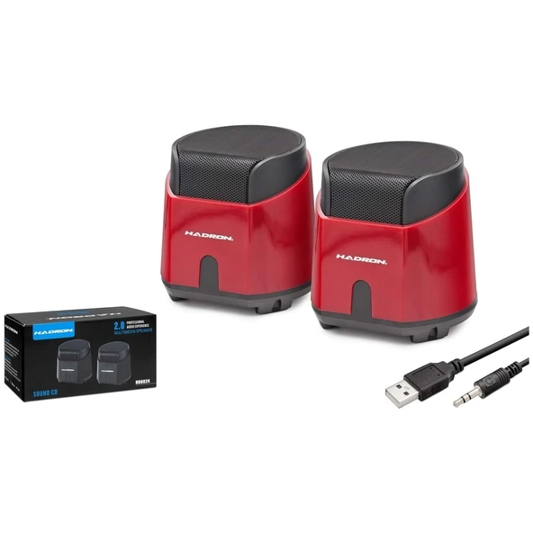 Hd6024 Usb Speaker Pc Siyah 8.5-9-9 Cm ürün görseli 1