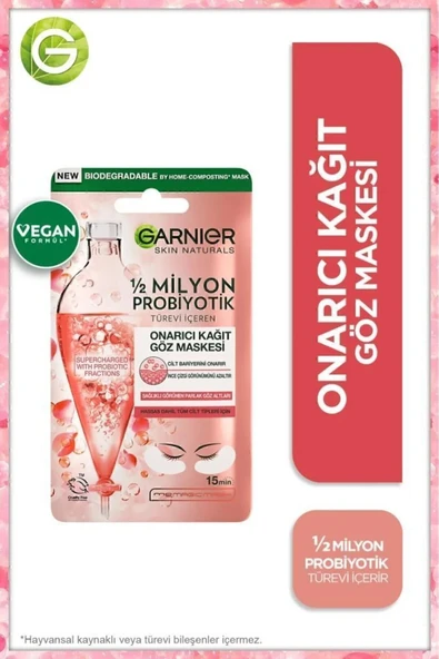 1/2 Milyon Probiyotik Türevi Içeren Onarıcı Kağıt Göz Maskesi ürün görseli 1