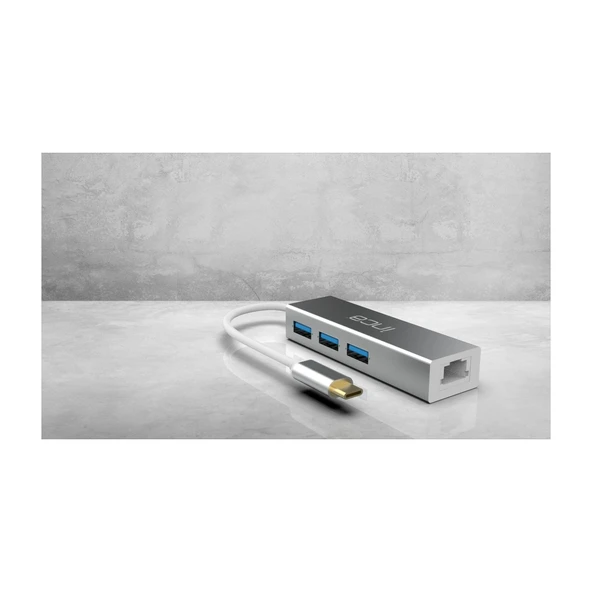 İtpc-3T Usb C Usb 3.0+ Rj45 Ethernet Çoklayıcı - Resim 2