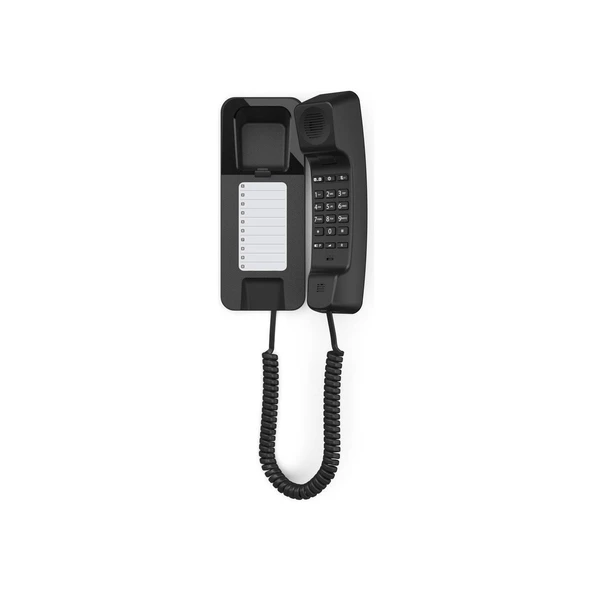 Desk 200 Siyah Duvar Telefonu ürün görseli 1