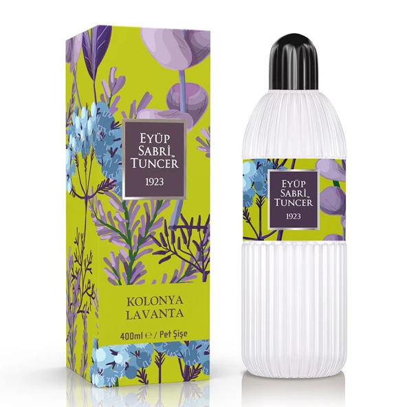 Lavanta Kolonyası 400Ml Silindir Pet Şişe Kolonya ürün görseli 1