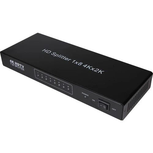 Dd448 1-8 Port 1.4V 4K@30Hz Metal Hdmi Splitter ürün görseli 1
