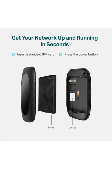 M7200 4G Lte Mobil Router Sim Kartlı - Resim 2