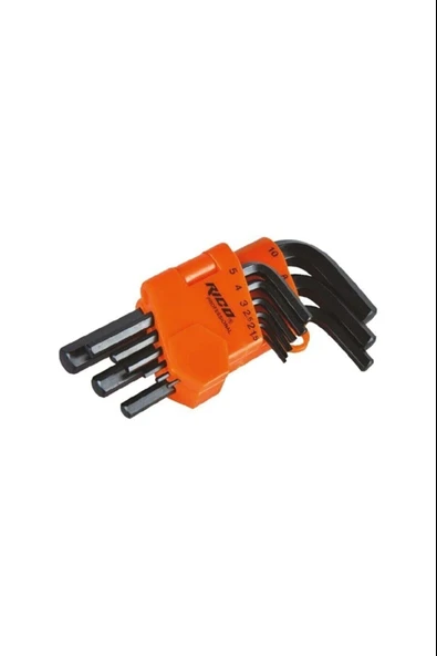 013-Rc2899 Düz Kısa 9 Lu Alyan Takımı ürün görseli 1