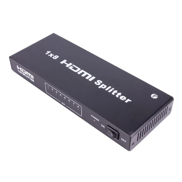 Dd418A 1-8 Port 1.4V 3D Metal Hdmi Splitter ürün görseli 1
