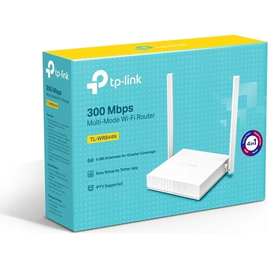 300 Mbps 4 Portlu Multi-Mode Router Tl-Wr844N ürün görseli 1