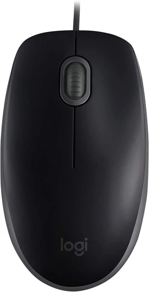 910-005508 B110 Siyah Silent (Sessiz) Kablolu Optik Usb Mouse ürün görseli 1
