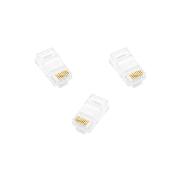 Fnw-Rj4530N Rj45 Cat5 Konnektör Gold Plated (100 Lü Paket) ürün görseli 1