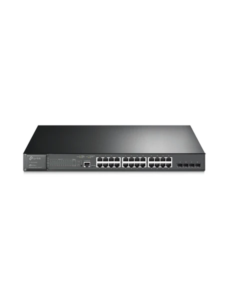 Tl-Sg3428Mp 24 Port 10-100-1000 Poe+ Switch 4 Port Sfp L2 Çelik Kasa Rack Mount ürün görseli 1