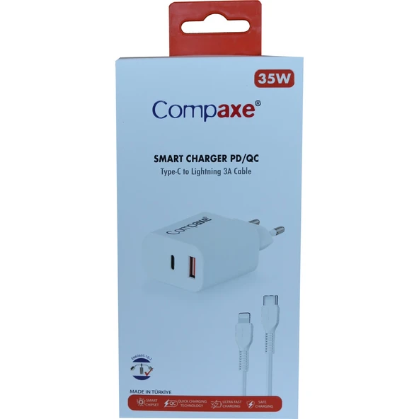 Cta-350Ti 35W 5V 3A Pd-Qc+ Type-C To Lightning Şarj Kablosu ürün görseli 1