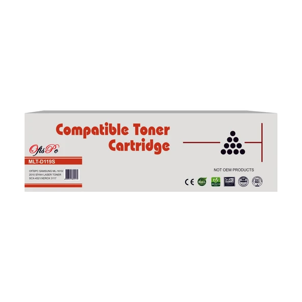 Samsung Uyumlu Mlt-D119S Çipsiz Muadil Toner Ml-1610-1615-1620-1625-2010-2015-2020-2510-2570-2571 ürün görseli 1