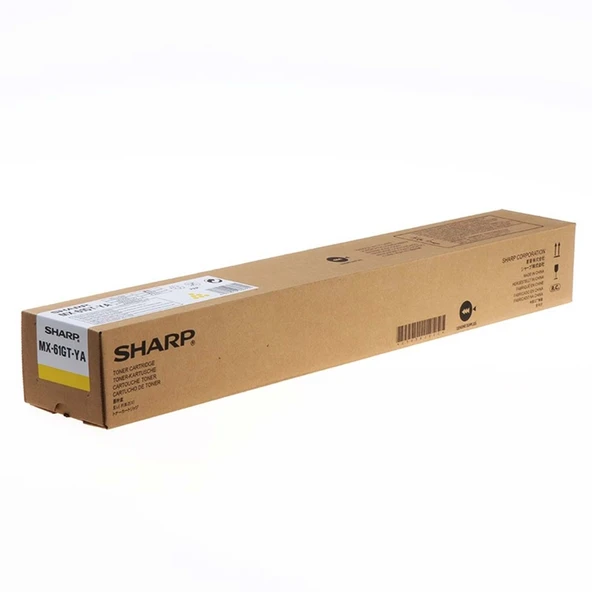 Mx-61Gtya Yellow Sarı Orjinal Fotokopi Makinası Toneri Mx-2630-2651-3050-3550-3070 24.000 Sayfa Kapasiteli ürün görseli 1