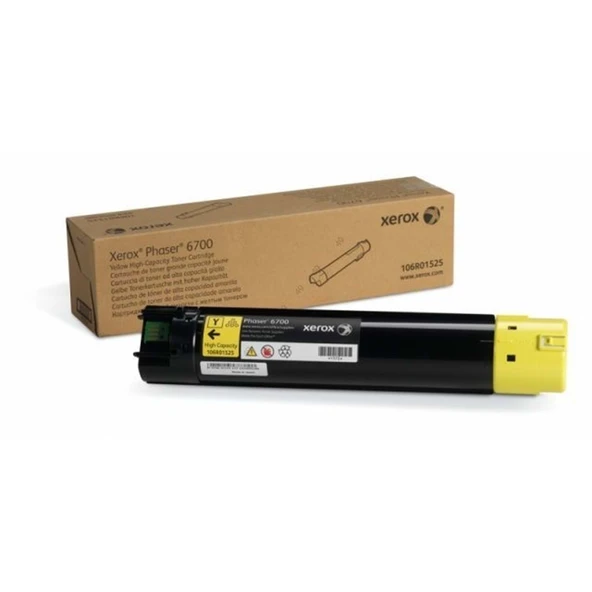 Phaser 6700 Yüksek Kapasite Yellow Sarı Toner 12.000 Sayfa 106R01525 ürün görseli 1