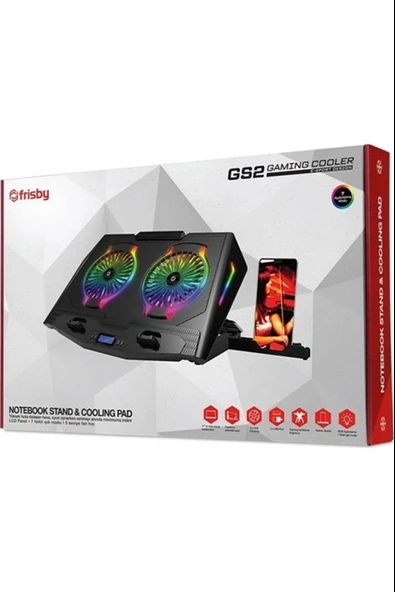 Rgb Gs2 Notebook Soğutucu Stand (2 X 140Mm Fan) Fnc-5250St ürün görseli 1