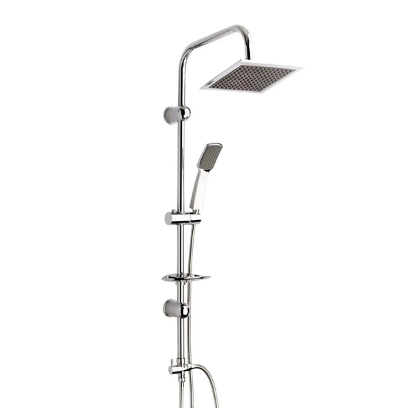 FLAT DUŞ SETİ KARE BAŞLIK EKONOMİK ( KARIŞIK MODEL ) ürün görseli 1