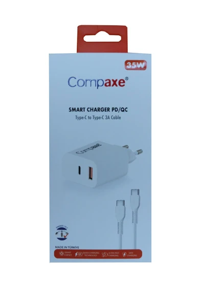 Cta-350Tt 35W 5V 3A Pd-Qc+ Type-C To Type-C Şarj Kablosu ürün görseli 1