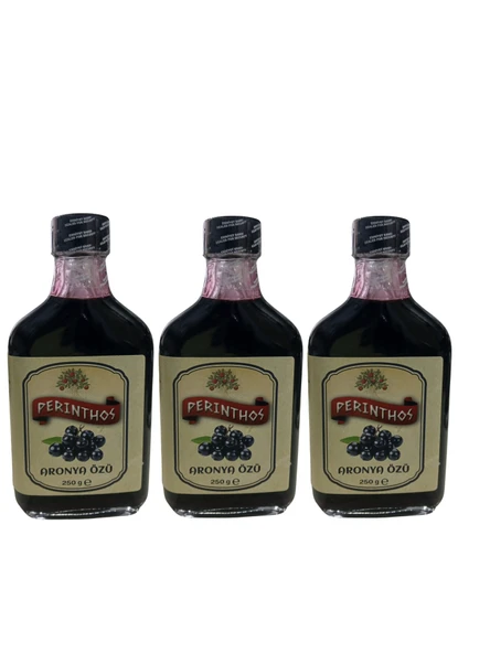 Perinthos Neşe Natural Doğal Aronya Özü 250 ge x 3 Adet ürün görseli 1