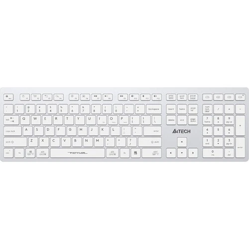 Fstyler Fbx50C Beyaz Bluetooth +2.4G Nano Fn Şarjlı Multimedya Kablosuz Klavye ürün görseli 1