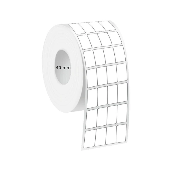 40X20 Mm 4000 Li Eco Termal Etiket Yanyana 4 Lü (Bitişik) 40 Lık Kuka ürün görseli 1