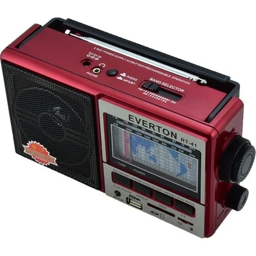 Rt-41 Fm-Usb-Tfcard Bluetooth Nostaljik Radyo - Resim 2
