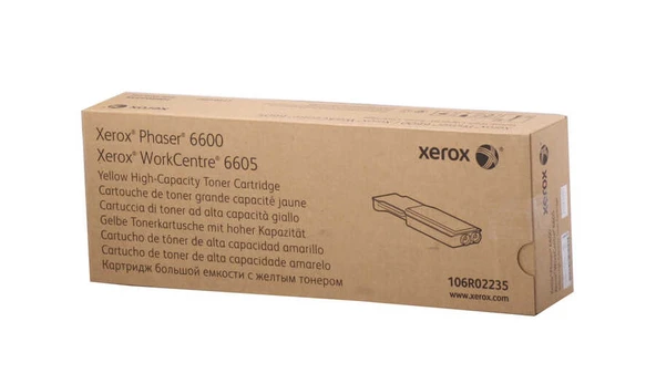 106R02235 Phaser 6600-6605 Yüksek Kapasite Yellow Sarı Toner ürün görseli 1
