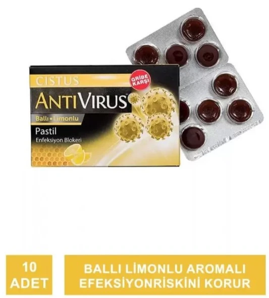 Cistus Antivirus Ballı Limonlu Pastil (SKT:09/2028) ürün görseli 1