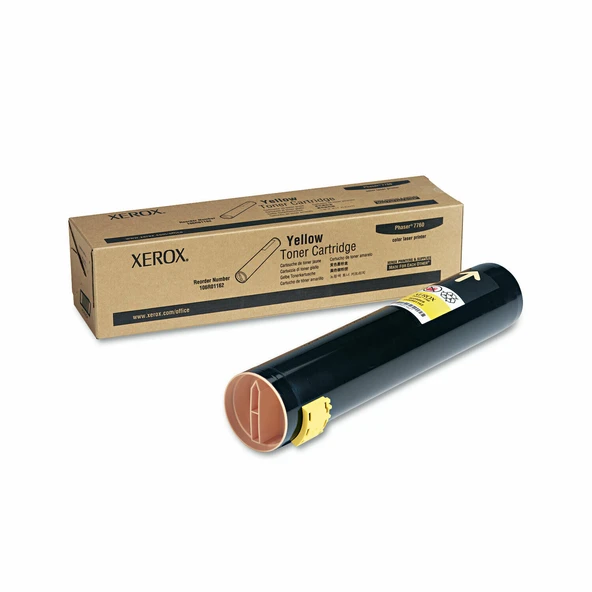 106R01162 Phaser 7760 Yellow Sarı Toner 25.000 Sayfa Kapasiteli ürün görseli 1