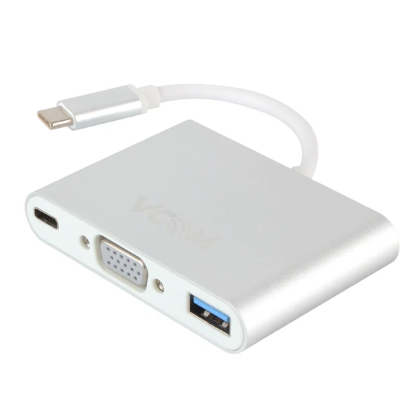 Type-C-M To Vga-F Usb 3.0-F Type-C-F Çevirici Cu426M ürün görseli 1