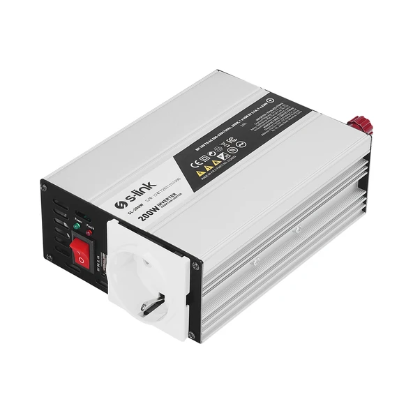 Sl-200W 200W Çakmaktan Power İnverter ürün görseli 1