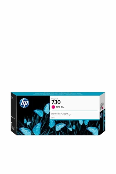 730 Magenta Kırmızı 300 Ml Plotter Kartuşu P2V69A ürün görseli 1
