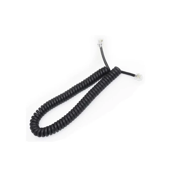 Spiral Siyah Pluglu Ahize Kordonu 30 Cm ürün görseli 1