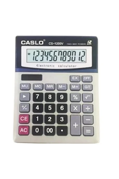 Cs-1200V 12 Hane Masa Tipi Hesap Makinesi ürün görseli 1