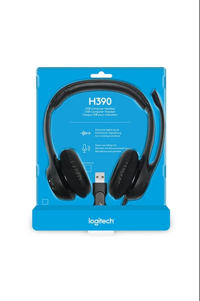 H570E Stereo Usb Çift Taraflı Headset Mikrofonlu Kulaklık 981-000575 ürün görseli 1
