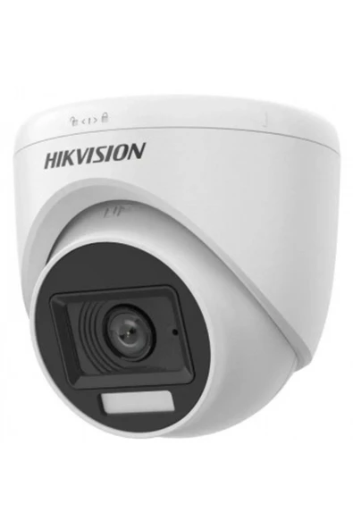 Ds-2Ce76D0T-Exlpf Tvi 1080P 2Mp 2.8Mm Sabit Lensli Dual Light Dome Kamera ürün görseli 1