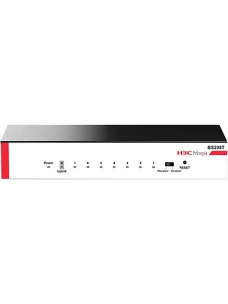 H3C Magic Bs208T 8 Port 10-100-1000 Mbps Metal Kasa Swich Hub ürün görseli 1