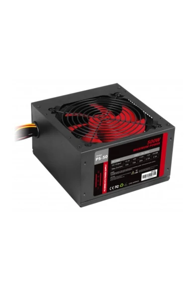 Ps-50 500W 12 Cm Fan Güç Kaynağı Power Supply - PSU ürün görseli 1
