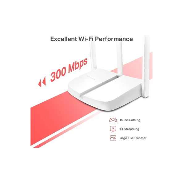 Mercusys Mw306R 300 Mbps Kablosuz Router - Resim 3