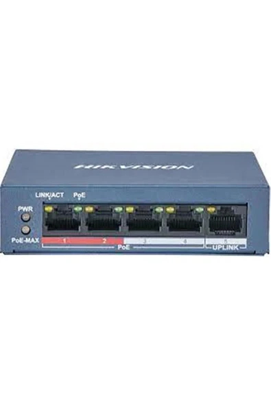 Ns-0105P-35(B) 5 Port 10-100 Poe Switch Hub ürün görseli 1