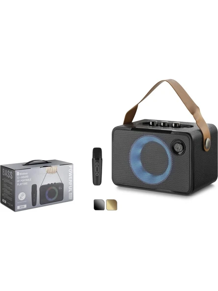 Hadron M86 Bluetooth Karaoke Mikrofonlu Speaker ürün görseli 1
