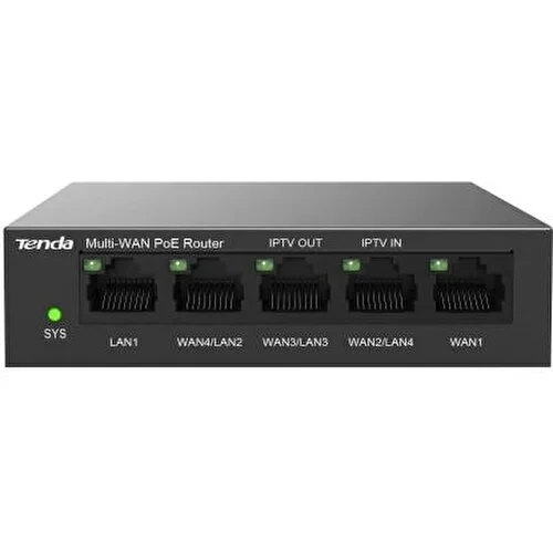 G0-5G-Poe 5 Port 4 Port Poe+ 10-100-1000 Switch Hub Çelik Kasa Poe Router ürün görseli 1