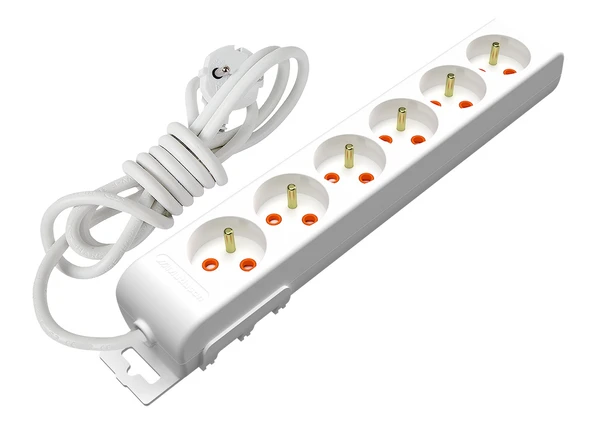 6 Lı 2 Metre Upsli Grup Priz 001 175 630002 02 00 ürün görseli 1
