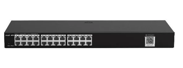 Ruijie-Reyee Rg-Es224Gc 24-Port Smart Switch, 24 Gigabit Rj45 19-İnch Rack-Mountable Steel Case ürün görseli 1