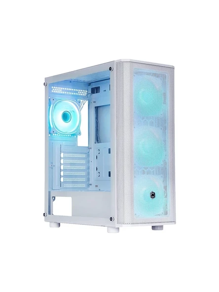 Frisby Cm-106 650W 80+ Argb Fan Gaming Beyaz Mesh Boş Bilgisayar Kasası ürün görseli 1