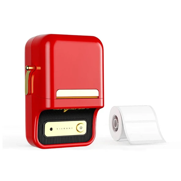 Niimbot B21S Red Termal Taşınabilir Bluetooth Etiket Yazıcısı ürün görseli 1