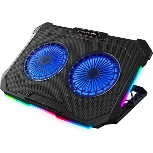 Sirius S46 Rgb Işıklı 2 Fanlı Yükseklik Ayarlı 125 -125-15 2 Usb Port Notebook Soğutucu Stand ürün görseli 1