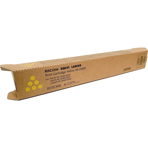 İm C6000 Yellow Sarı Orjinal Fotokopi Makinası Toneri İm C4500-5500 22.500 Sayfa Kapasiteli ürün görseli 1