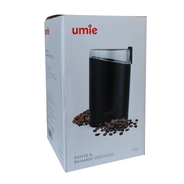 Kb-U50 60G Kapasiteli Siyah 140W Kahve ve Baharat Öğütücü ürün görseli 1